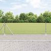 vidaXL Fence with Posts Silver 0.5 x 25 m Steel