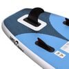 vidaXL Inflatable Stand Up Paddle Board Set Sea Blue 141.7x31.9x3.9"
