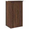 vidaXL Reception Desk Brown Oak Engineered Wood Small Reception Desk