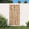 vidaXL Garden Wall Decoration Rusty Corten steel 41.3 in x 21.7 in