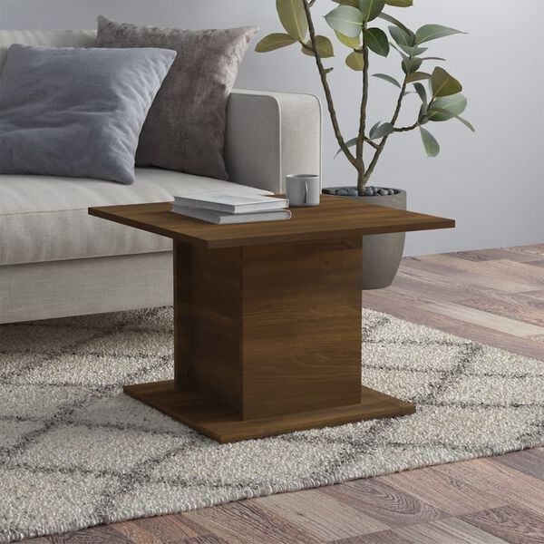 vidaXL Coffee Table Brown Oak Engineered Wood Medium Coffee Table