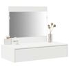 vidaXL Dressing Table White 32.68 x 15.75 x 27.56 in Engineered Wood