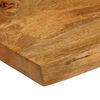 vidaXL Table Top 39.4"x15.7"x1" Live Edge Solid Wood Mango