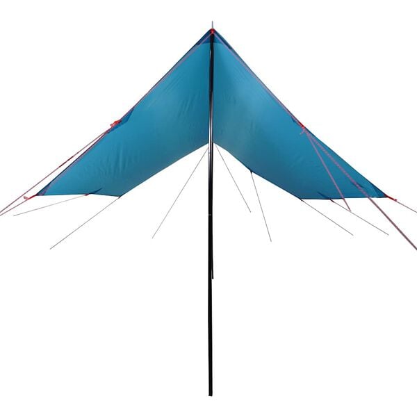 vidaXL Camping Tarp Blue 181.1x120.1x82.7" Waterproof