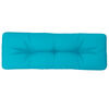 vidaXL Pallet Cushion Turquoise 47.2"x15.7"x4.7" Fabric