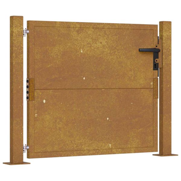 vidaXL Garden Gate 39.4x39.4" Corten Steel
