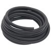 vidaXL Hybrid Air Hose Black 0.6" 16.4' Rubber and PVC