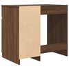vidaXL Desk Brown Oak Engineered Wood 33.9 x 19.3 x 29.9 in Desk