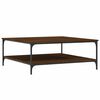 vidaXL Coffee Table Brown Oak Engineered Wood Large Coffee Table