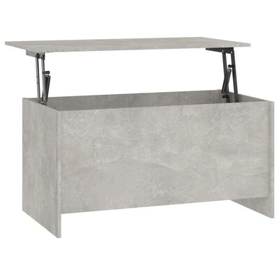 vidaXL Coffee Table Concrete Gray 40.2"x21.9"x20.7" Engineered Wood