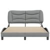 vidaXL Bed Frame Light grey