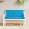 vidaXL Garden Bench Cushion Set of 2 Light Blue