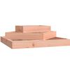vidaXL Planter 32.7x32.7x10.6" Solid Wood Douglas