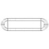 vidaXL Gabion Raised Bed Silver Galvanized Iron Medium Durable