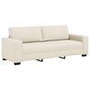 vidaXL Sofa Beige 87.01 x 30.31 x 32.28 in Linen-blend Fabric