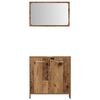 vidaXL Bathroom Furniture Set Old wood Engineered wood Large