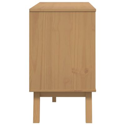 vidaXL Sideboard OLDEN Brown 44.9"x16.9"x28.9" Solid Wood Pine