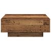 vidaXL Coffee Table Old Wood 31.50 x 31.50 x 12.20 in