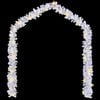 vidaXL Christmas Garland White PVC Extra Long Christmas Garland Other