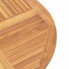 vidaXL Garden Table Natural Teak Solid teak wood Large Foldable