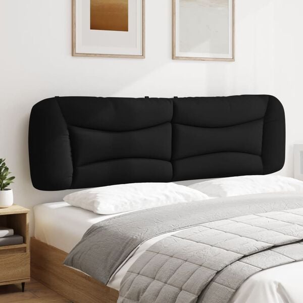 vidaXL Headboard Cushion Black