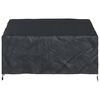 vidaXL Garden Bench Cover Black 65" x 27.6" x 25.6" / 37" 600D fabric