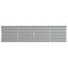 vidaXL Planter Light Grey 160 x 40 x 75 cm Steel