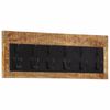 vidaXL Coat Rack Natural wood Solid mango wood Medium Hooks Coat Rack