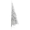 vidaXL Christmas Tree Silver PET Large Christmas Tree Cone-shaped