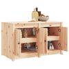 vidaXL Outdoor Kitchen Cabinet Natural Pine Solid Pine Wood Medium