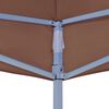 vidaXL Party Tent Roof 14.8'x9.8' Brown 0.9 oz/ft²