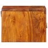 vidaXL Bedside Cabinet 2 pcs Brown 35 x 30 x 22 cm solid acacia wood