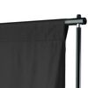 vidaXL Backdrop Support System 16 x 10 ft Black