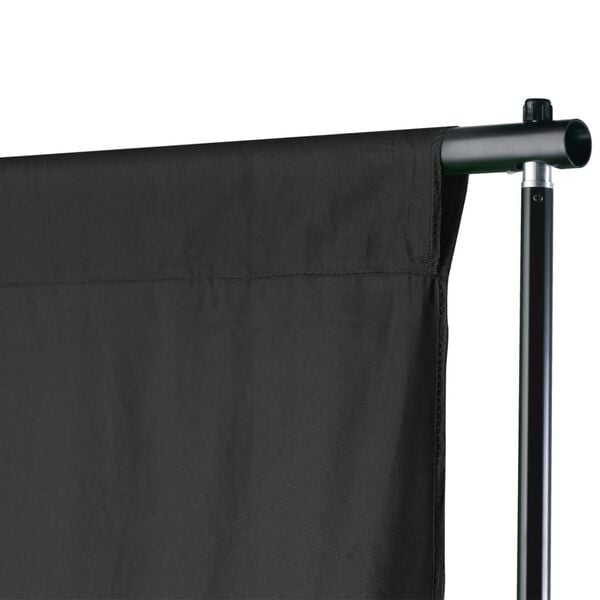 vidaXL Backdrop Support System 16 x 10 ft Black