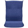 vidaXL Floor Chair Blue Fabric (100% polyester), metal Compact Foldable