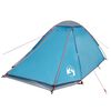 vidaXL Camping Tent Dome 4-Person Blue Waterproof