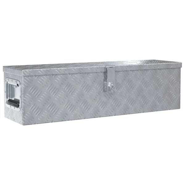 vidaXL Aluminum Box 31.7"x8.7"x8.7" Silver