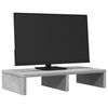 vidaXL Monitor Stand Concrete Grey 19.7x10.6x3.9" Engineered Wood