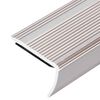 vidaXL Stair Nosings in L-shape 15 pcs Aluminium 39.4 " Champagne