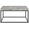 vidaXL Coffee Table Concrete gray MDF Medium Durable Coffee Table