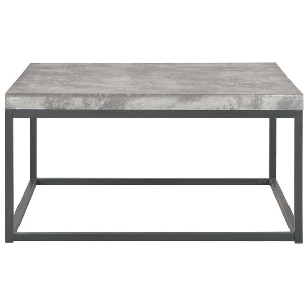 vidaXL Coffee Table Concrete gray MDF Medium Durable Coffee Table