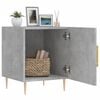 vidaXL Bedside Cabinet Set of 2 Concrete Grey Engineered wood