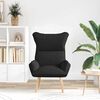 vidaXL Armchair Black 27.17 x 29.13 x 36.61 in Fabric