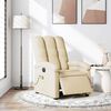 vidaXL Electric Massage Recliner Chair Cream