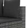vidaXL Patio Sofa Set Set of 5 Gray, Anthracite