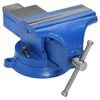 vidaXL Bench Vise Blue 5.91 " Cast Iron