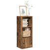 vidaXL Bookcase Old Wood Engineered Wood 30.3 in Bookcase Rectangular