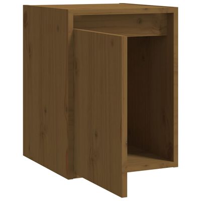 vidaXL Wall Cabinet Honey Brown 11.8"x11.8"x15.7" Solid Wood Pine