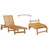 vidaXL Sun Lounger 3 pcs Brown 40 x 40 x 40cm Solid Acacia wood