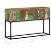 vidaXL Console Table Brown base with blue, green, cream hues